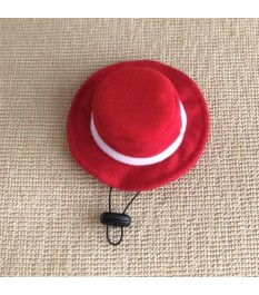 Rich red top hat outline...