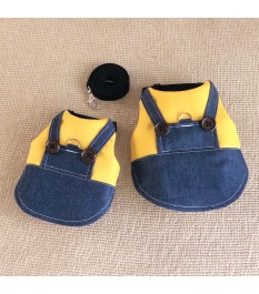Yellow and denim blue...