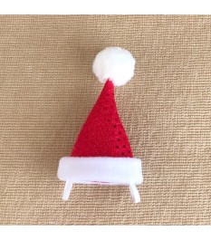 Pet Santa hat with plush...